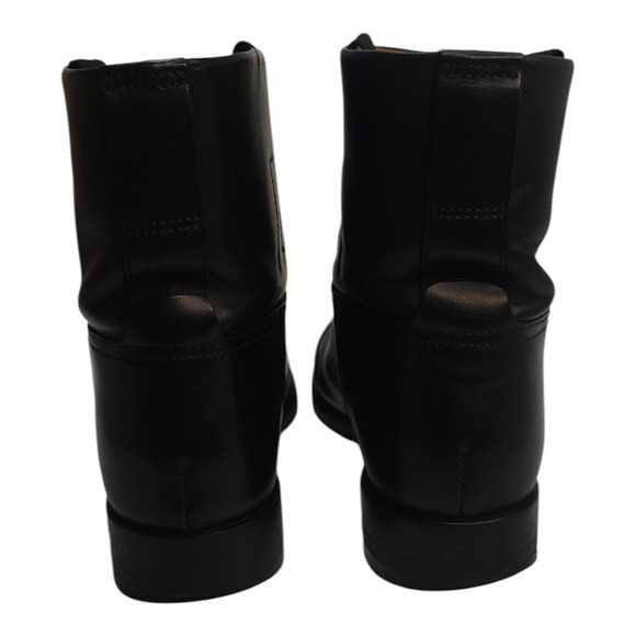 Black leather Rag & Bone Ankle Booties sz 37 - Picture 4 of 8